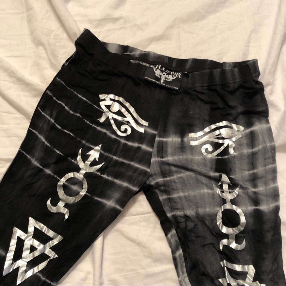🦇Killstar Bellbottom Tie Dye Pants🦇